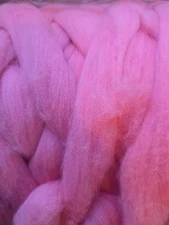 Soft Bubble Gum Pink Merino Shep's Wool 8 lbs. for Spinning or Felting