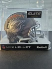🏈 Larry Little Signed Miami Dolphins Slate Mini Helmet HOF 93 Auto Schwartz COA