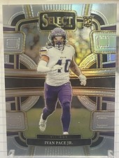 2023 Panini Select #64 Ivan Pace Jr. Silver Prizms Rookie VIKINGS