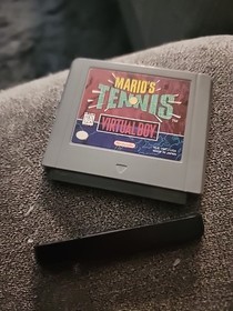 Mario's Tennis (Nintendo Virtual Boy, 1995) Cartridge Only Authentic, Dust Cover