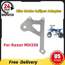 Rear For Razor MX350 Off-Road Dirt Bike Disc Brake Caliper Adapter Steel