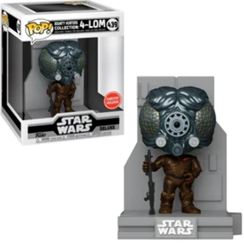 Funko POP! Deluxe: Star Wars - Bounty Hunters Collection: 4-Lom - GameStop New
