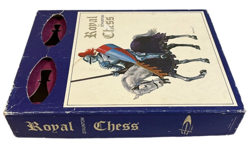 Vintage Dynamic Games Royal Staunton Chess Set 1973 Wood Pieces Felt Bottom - Picture 9 of 11