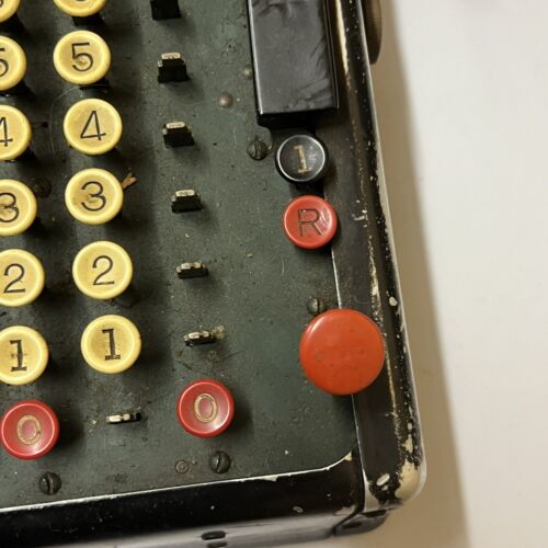 Antique Monroe Calculating Adding Number Machine - Picture 8 of 11