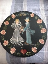 Wedding Anniversary Marriage Memories Brides Groom Box Handmade Signed Judy