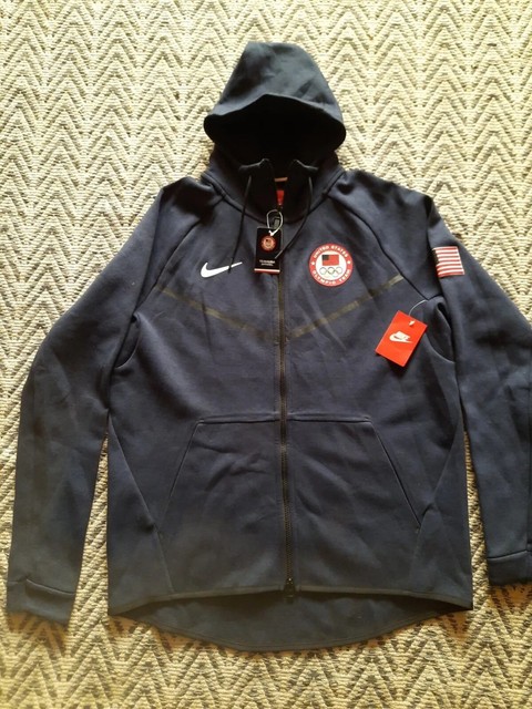 Menâ€™s Nike 2016 Olympics Team USA Tech Fleece Windrunner 807610 473 Sz XL  for sale online | eBay