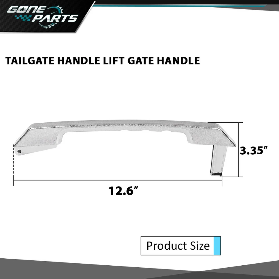 Chrome Lift Gate Handle Back Door Exterior Handle Fit For Hummer H2 03-09 Foto 4 de 4