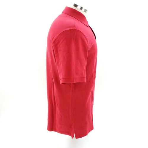 Vineyard Vines Herren Medium rot kurzärmlig einfarbig Poloshirt 100 % Baumwolle - Bild 3 von 10