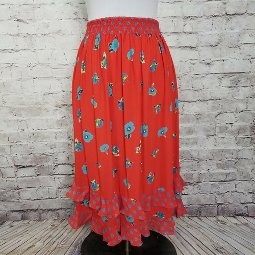 Diane Freis for Marisa Christina Floral Sleeveless Knit Top & Skirt Set Boho NOS - Picture 4 of 12
