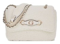 Guess Aslia Convertible Crossbody Flap Bag UmhäNgetasche Tasche White Creme Neu