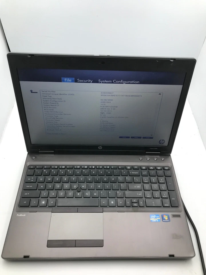 LOT OF 2 Dell Latitude E6320 13" Laptop Intel Core i5 2nd Gen - MZ - Image 2 of 4