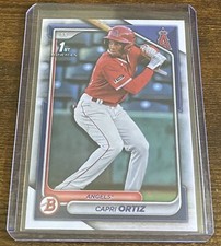 Capri Ortiz 2024 Bowman Prospects 1st Bowman #BP-73 Los Angeles Angels