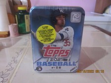 Cody Bellinger 2021 New 70th Topps Baseball Collectible Tin Includes 75 Cards Se