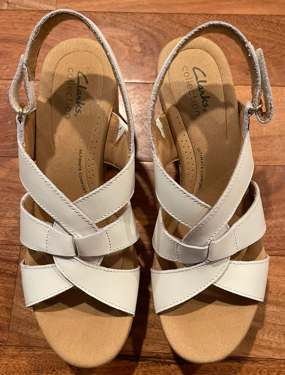 Clarks Collection Giselle Beach Wedge Sandal, Women's… Gem