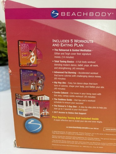 Beachbody Yoga Booty Ballet Kit Complete Workout System New - Picture 5 of 12