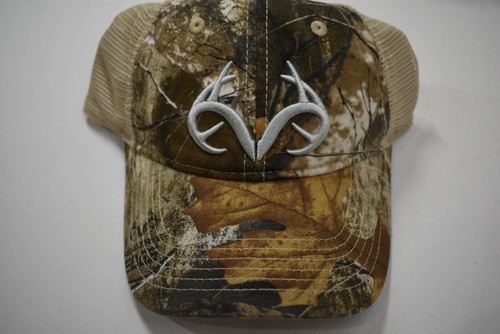 Realtree Unisex Camo Beige Mesh Back Prostaff Richardson Hat Adjustable Strap OS - Picture 10 of 12