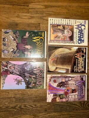 Lot of 5 Olio Publishing Castle Waiting Comic Books by Medley Vol.#2 Books 13-16