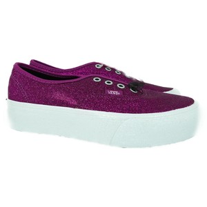 vans platform glitter