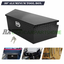 39"x16.5"x12"Aluminum Diamond Plate Pickup Truck Trailer Tongue Storage Tool Box