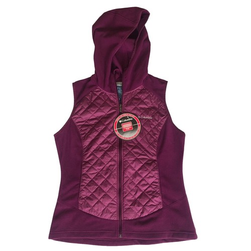 Columbia Archer Ridge Reversible Vest Kids 3T Blue/Purple Forest 