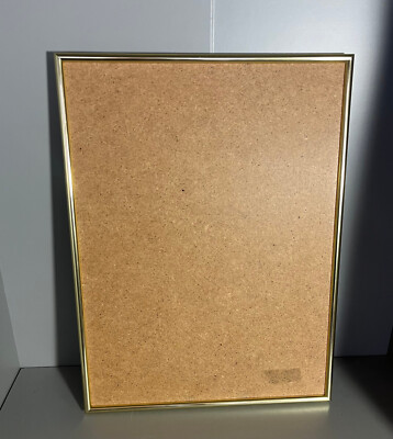 Bilderrahmen AMS Alurahmen Metallrahmen Alu gold 40x31cm