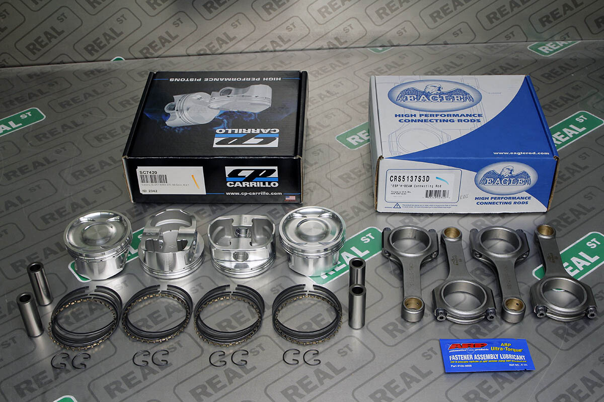 CP Pistons Eagle Rods For WRX EJ255 8.6:1 / STi EJ257 8.2:1 99.5mm