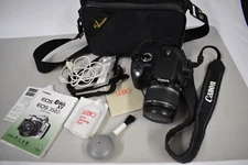 TESTED Canon EOS Rebel XT Camera Kit,Lens, Battery,Charger, card,Bag,TRIPOD