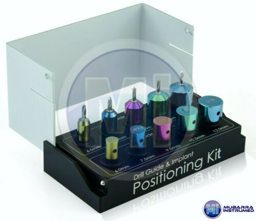 NEW Dental Drill Guide and Implant Positioning Kit Titanium Guided Surgery Pins - Foto 13 di 13
