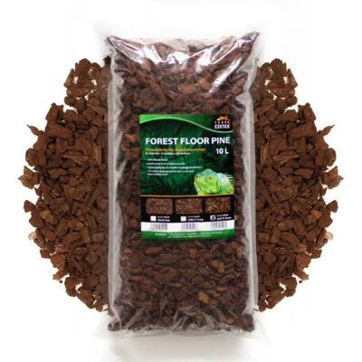 TERRA EXOTICA Forest Floor Pine 10 Liter grob Pinienrinde Einstreu Bodengrund Terrarium