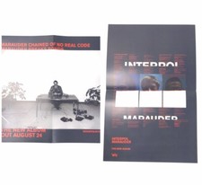 2x INTERPOL Marauder New Album Promotional Ad Poster Small 11"x17" DOUBLE SIDED