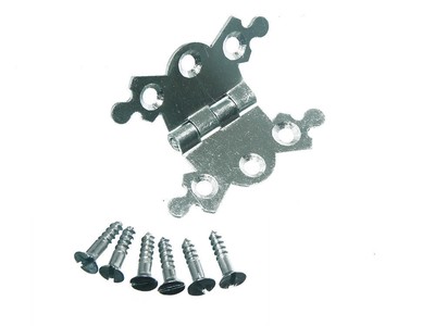 Bricolage Nouveau Papillon Orne Decorative Jewel Boite Charniere 40 Mm Bzp Vis Pack De 16 Sultengterkini Com