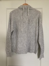 NWT New Primark Size 8/10 USA Hooded Pullover Sweater Gray Soft