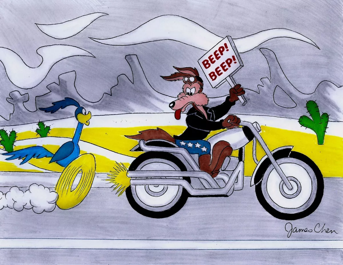 Popcultcha - Meep! Meep! Road Runner & Wile E. Coyote have