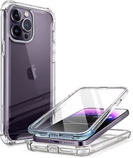 For iPhone 14Pro, i-Blason Full Body Bumper Case 360° Drop Protection Cover 6.1"