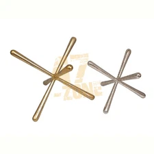 Aluminium S/2 Decor Objects Silver Gold Indoor Outdoor Tabletop Home Decor