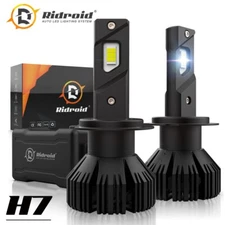 Ridroid H7 Canbus LED Headlight High or Low Beam Conversion Kit 6000K Cool White