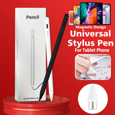Stylus Pencil For iPad Samsung Galaxy Tablet iPhone Phone Capacitive Screen Pen