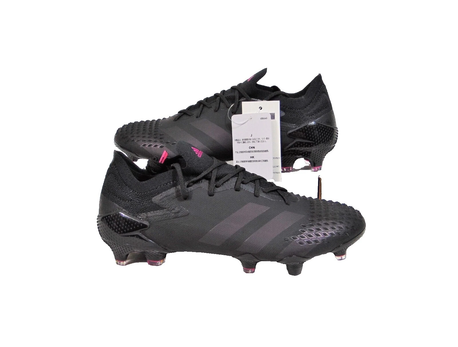 adidas Predator Mutator 20.1 FG Demonskin - Black Silver Metallic