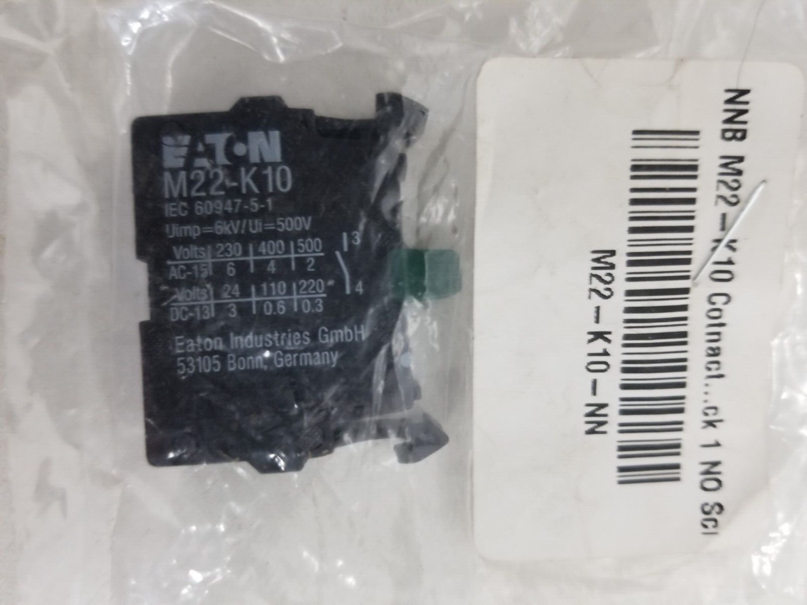 Eaton M22-K10 Contact