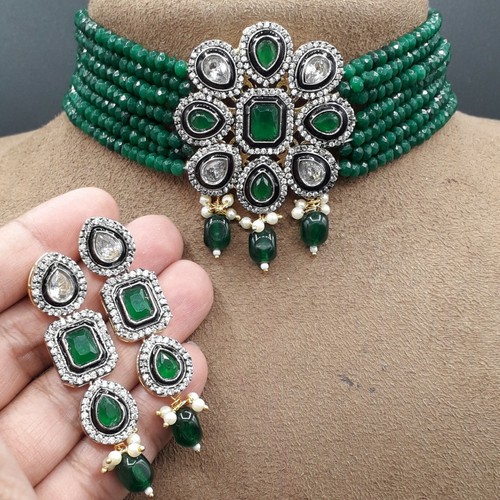 Bollywood Indian Kundan Gold Plated 