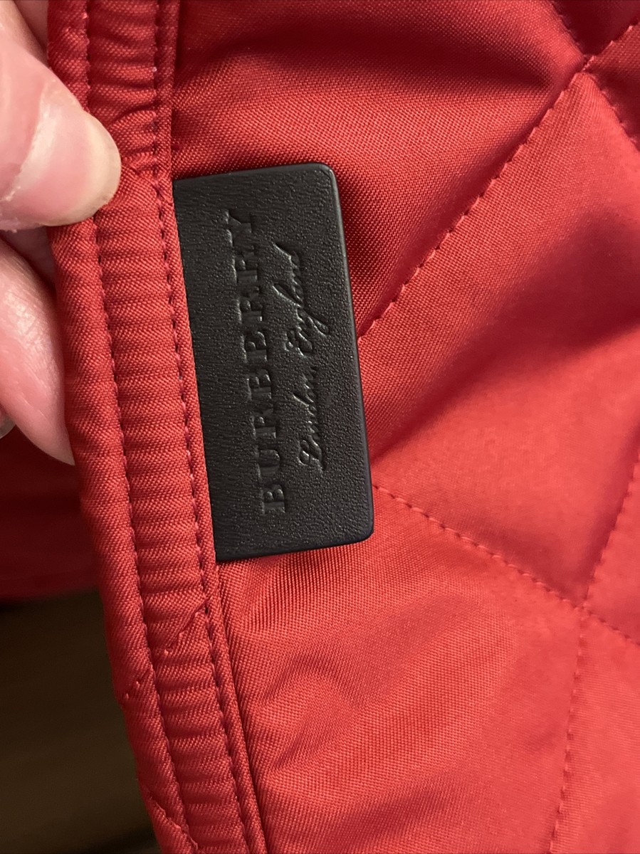 BURBERRY100%毛　レディースジャケットサイズ:M 赤色 Burberry | Jackets & Coats | Burberry Red Quilted Jacket