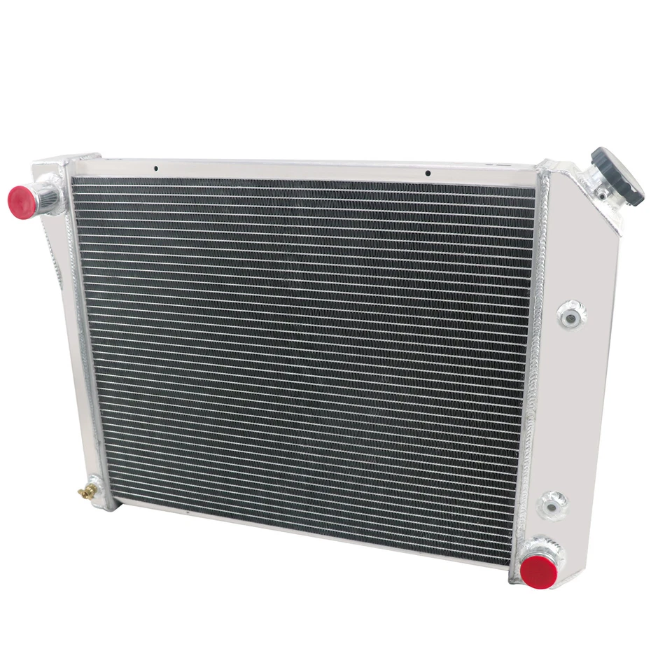 4ROW Aluminum Radiator Fits 1964-1987 Chevy Nova Chevelle/Buick Skylark 5.0/5.7L - Изображение 2 из 4