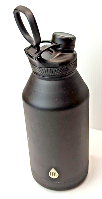 TAL Ranger 64 Oz Black Stainless Steel Water Bottle Wide Mouth Lid ...