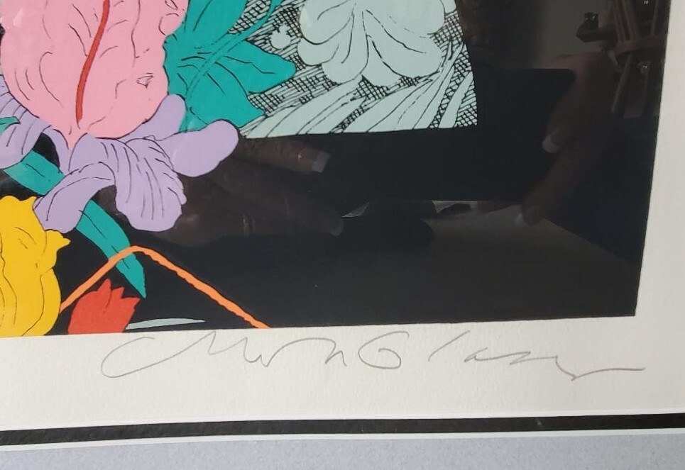 Rare 1975 JAZZ AFTER SIX Screenprint in Colors signed by MILTON