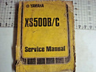 YAMAHA XS500B/C SERVICE MANUAL COLLECTOR VINTAGE OEM LIT-11616-01-08 — photo 1