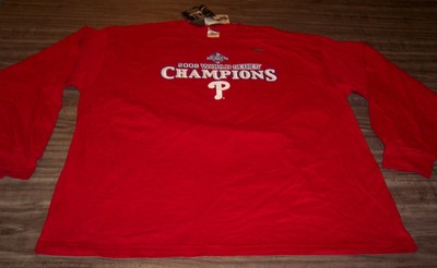 PHILADELPHIA PHILLIES WORLD SERIES LONG SLEEVE MLB BASEBALL T-Shirt 2XL XXL NEW 726656431233 | eBay