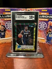 2019 Panini Donruss Zion Williamson Rated Rookie Green Yellow Laser SGC 10 GEM 