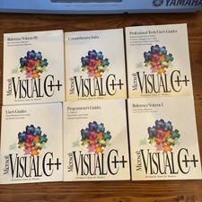 LOT OF 6 Microsoft Visual C  Guides, References Etc Books Nice Condition