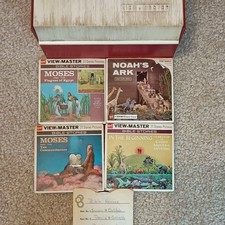 Vintage ViewMaster Biblical Master Collection: 4 Premium Packets, 4 Bonus Reels