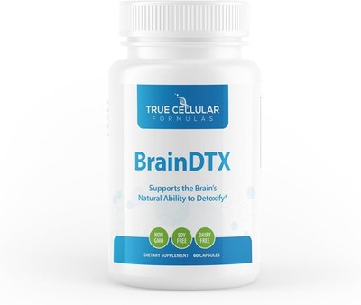 True Cellular Formulas BrainDTX - Supports Cognitive Function, Focus & Mental